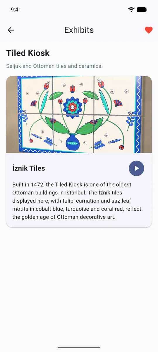 İngilizce içerik: İznik çinileri